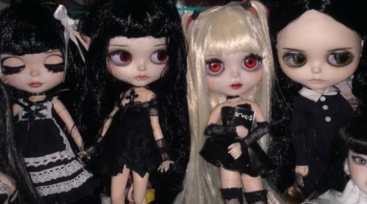 me and the girls going to goth night