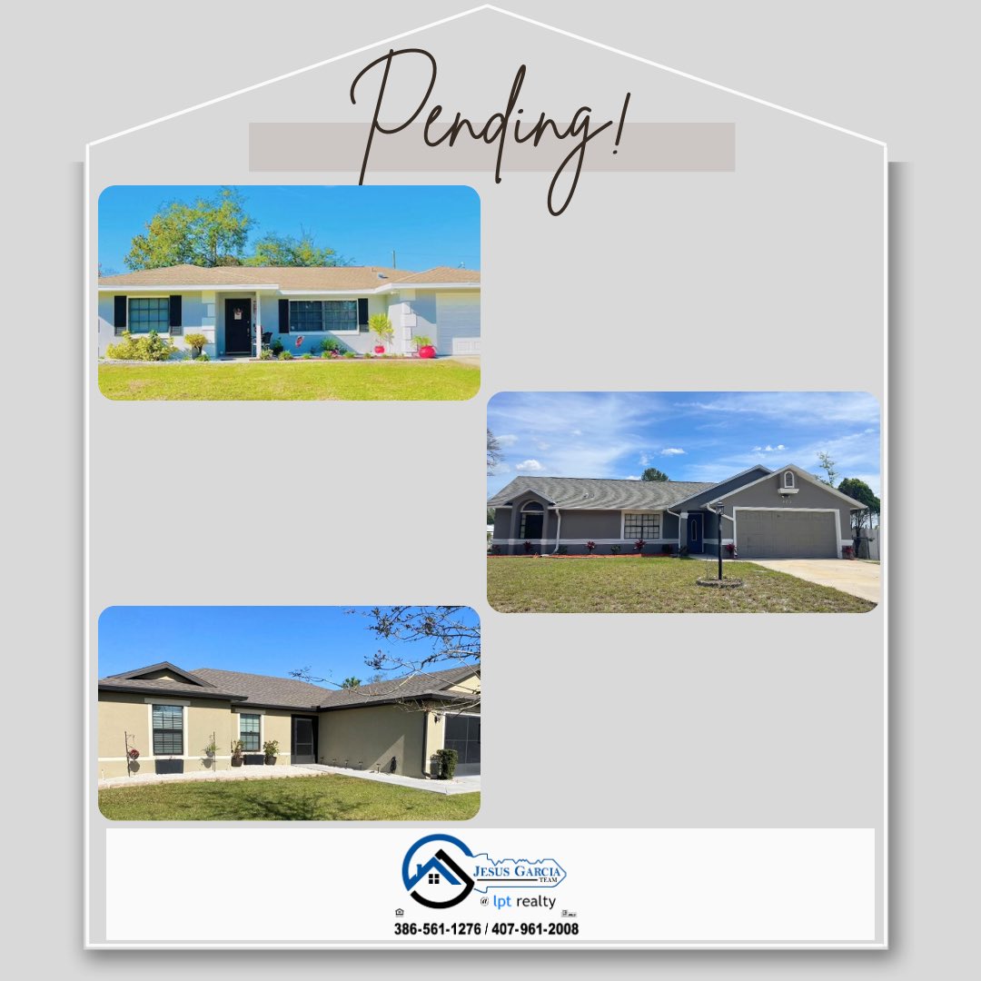 Pending this week!!

#JesusGarciaTeam #CentralFlorida #FLRealEstate #FloridaLiving