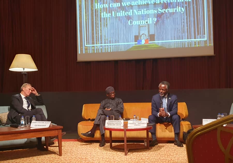 Engaging talks on UN Security Council reform with a focus on equitable African representation for inclusive & effective multilateralism. #SummitoftheFuture. #UNSC reform.