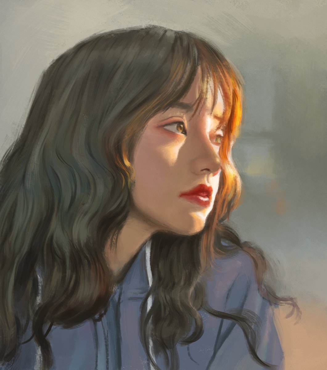 Another #portrait

#art #asianbeauty #digital #evening #practice #study #warmcolors #lightandcolor #girlfemalewoman #clipstudiopaint