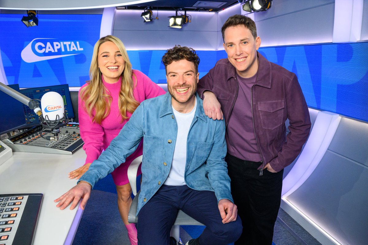 The all new @CapitalOfficial breakfast starts TOMORROW AT 6AM with me, @Chris_Stark & @Sianwelby and we’d love you to join us! We’ll play all the best tunes and have a proper good laugh. I am so excited…(but also a bit bloody nervous) SEE YOU IN THE MORNING! 😀