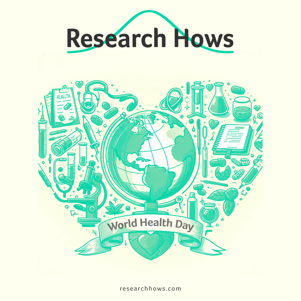 Today, on #WorldHealthDay, let's spotlight the incredible advancements in global health research. 💚

Researchers are paving the way towards a healthier future for all. 🌍✅

researchhows.com

#HealthInnovation 
#Research 
#GlobalHealth
#MyHealthMyRight 
#WorldHealthDay