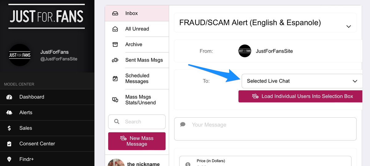 MODELS: New feature - PAST LIVE CAM ROLL CALL/MESSAGING (this was requested at our annual conference last week). Now you can review who was in your live cam show, chat individually with a fan who was in the cam show, or mass message everyone who was in the cam show. In the…