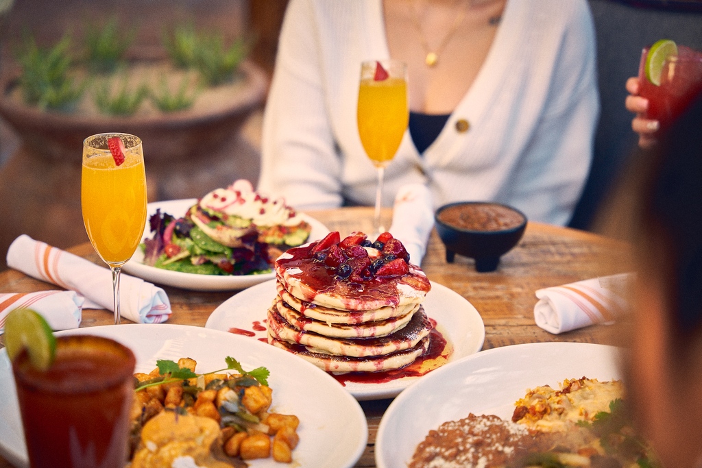 Order a stack of pancakes for the table at brunch. ⁠It's the right thing to do. ⁠ Every Sunday from 10am-3pm at Casa Calavera. ⁠#VirginHotelsLV⁠ ⁠ 📸: Casa Calavera