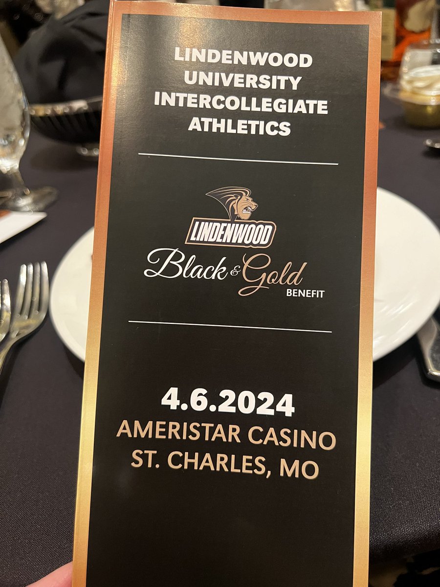 Attended the first Lindenwood Black &amp; Gold Benefit for intercollegiate athletes. If only I would have known my husband when he played <a href="/LindenwoodFB/">Lindenwood Football</a> how different our lives could have been. We are both <a href="/LUA_STL/">LindenwoodAlumni STL</a>  but at different times. #GodsPlan #Godspeed #LouieSTLBlues
