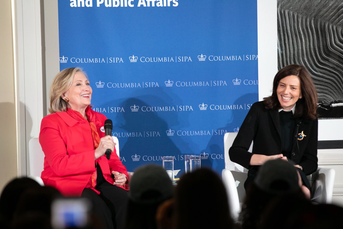 What a joy it was to welcome @ColumbiaSIPA’s newly admitted students to campus this week - we’re excited to have you! Thanks to our faculty (including Secretary @HillaryClinton), current students, staff, student organizations, & guest speakers for welcoming them with open arms!
