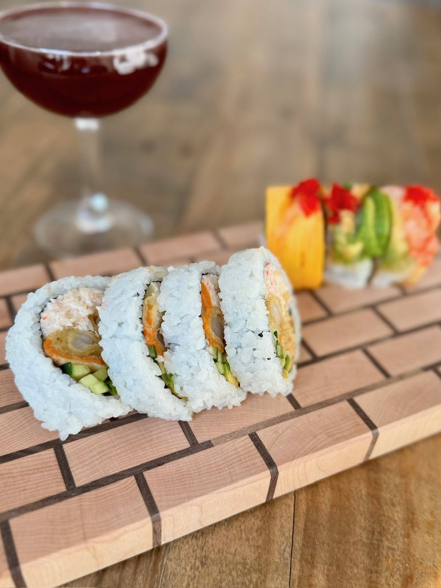 There’s just a few spots available in our SUSHI + COCKTAIL MAKING CLASS on April 30th! 🍣🍸

You will have the opportunity to get behind the bar and release your inner bartender; learning a variety of bartending skills while making and enjoying a new and unique cocktail.