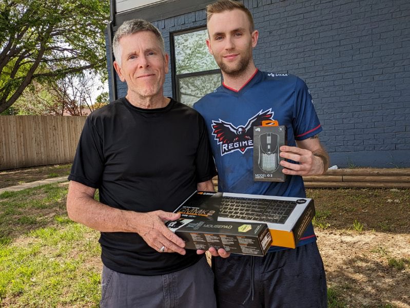 Thanks to @Glorious, we were able to hook a 62 year old U.S. Navy Veteran up with free peripherals to use on the $2,500 Gaming PC that we gave to him! You are not alone. We have your six.