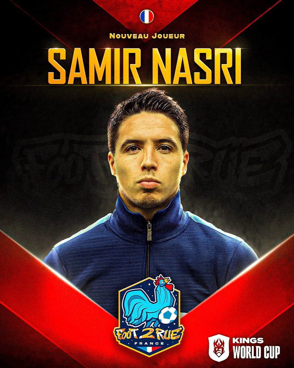 Et voici le premier joueur de l’équipe qui rejoint l’aventure King WORLD CUP…

Monsieur Samir NASRI ! 😀

Il est déterminé comme jamais on va vivre une aventure incroyable.