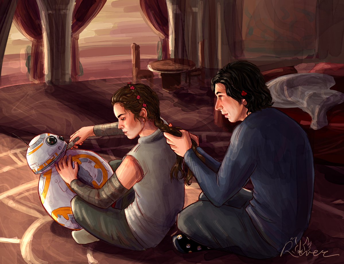 #Reylo Artists - we want to help share your fantastic art, manips, moodies, crafts, video & other creations far & wide! Tag it #reyloart & we'll RT!

Thanks to the terrific @RiverInTheForce for letting us feature her this April - please check out her work & follow!