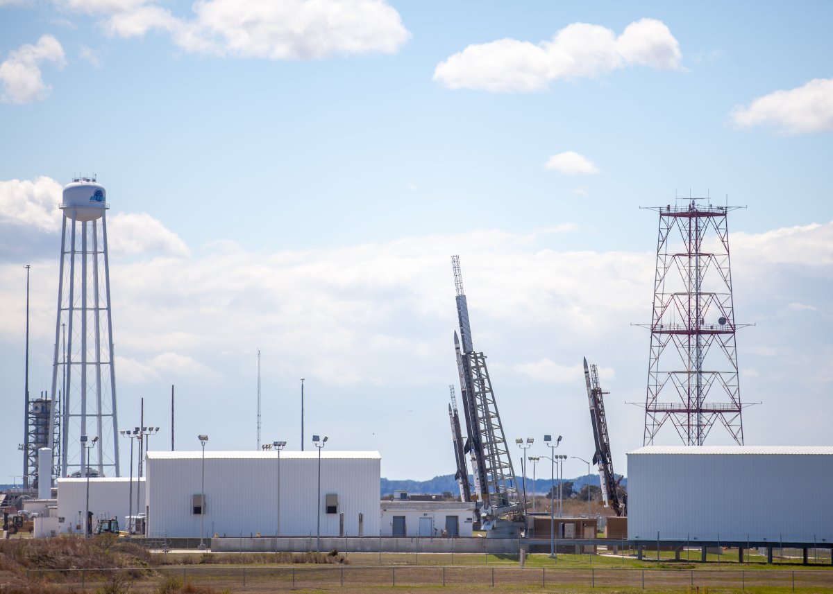 Ready for launch! 🚀 Tomorrow, NASA will launch 3 sounding rockets during the solar eclipse as a part of the APEP mission. The rockets will launch 45 minutes before, during, and 45 minutes after peak local eclipse, which will be around 81% totality. go.nasa.gov/3PPZmF0