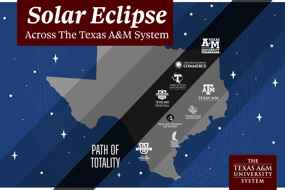 Our member institutions are ready for the solar eclipse! Four of our universities are in the path of totality, and five more are readying for a partial eclipse. Our agencies also have information available to help you have a safe and enjoyable eclipse experience tomorrow.⬇️