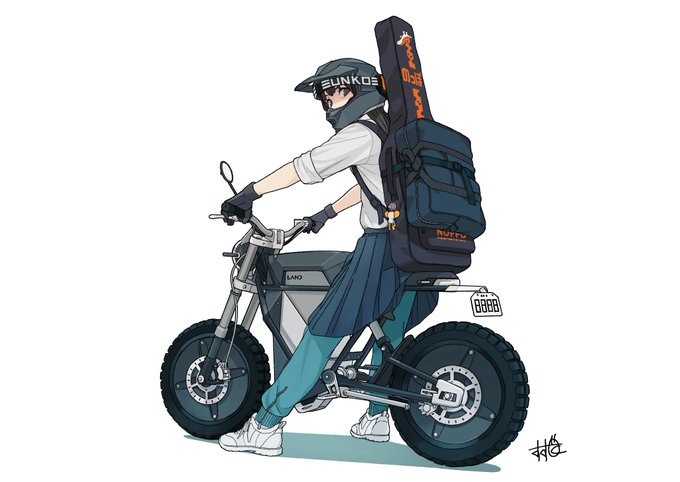 「バイク プリーツスカート」のTwitter画像/イラスト(新着)