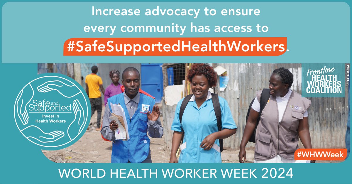 To achieve #HealthForAll, we need increased and more targeted advocacy to ensure every community has access to #SafeSupportedHealthWorkers. #MyHealthMyRight #WHWWeek