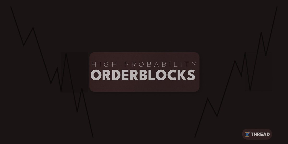 Do you enter on orderblocks and your orderblocks fails? This thread has got you covered.

Lets dive in

Thread 🧵
