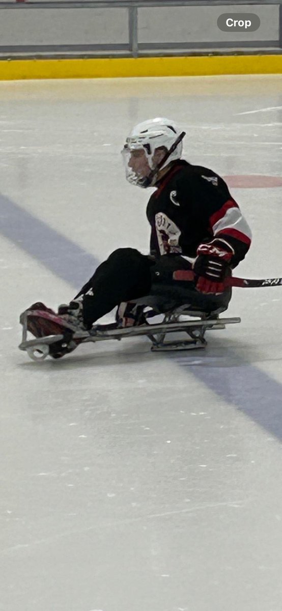 Congratulations to Straeden Runningrabbit (Siksika) and the Calgary Stingers on winning the silver medal at the Western Canadian sledge hockey chanpionships!