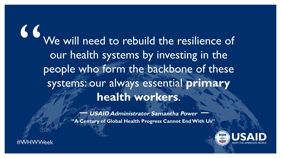 For #WorldHealthDay, we are celebrating the lifesaving work of #HWHeroes worldwide and their efforts to rebuild healthy communities post-COVID and amidst growing global challenges and crises. #MyHealthMyRight