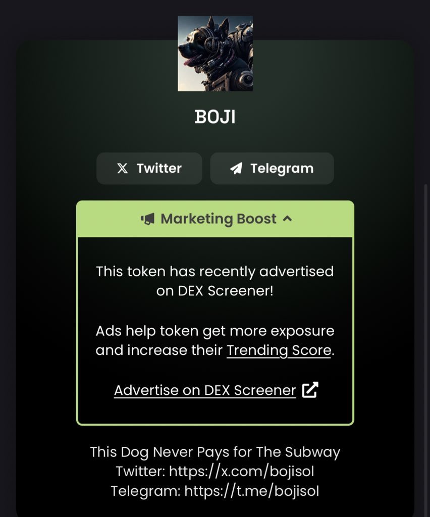 <a href="/W0LF0FCRYPT0/">The Wolf Of Crypto Streets</a> $BOJI