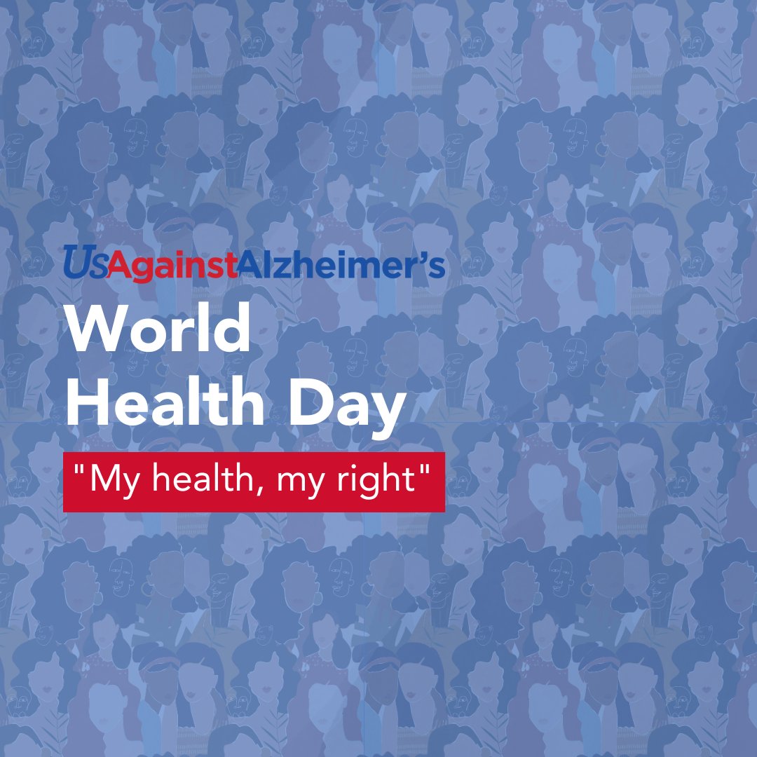 This year's #WorldHealthDay theme is 'my health, my right' — especially meaningful to those most at risk of Alzheimer's & related dementias, who too often face barriers to early diagnosis & care. Join us in our fight to defeat Alzheimer's for good: bit.ly/4apWve4