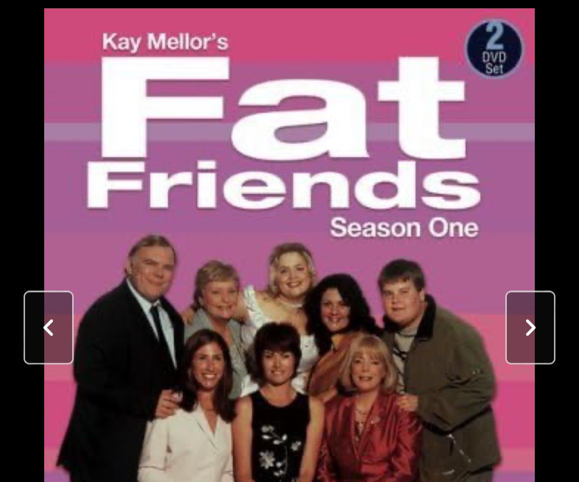 I have started to rewatch a bit of ‘Fat Friends’ from (2000-2005) because it’s on Netflix - and it is the bleakest of bleak … early noughties diet culture was such a horrific binfire