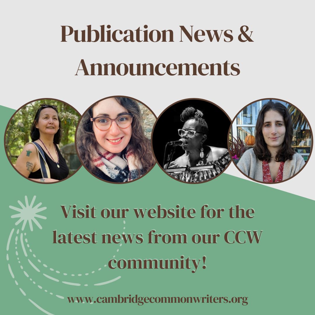 It may be a little later than usual, but we're just as enthusiastic to bring you all the news and writing successes from our community for March 2024! cambridgecommonwriters.org/publication-ne… #cambridgecommonwriters #lesleymfa