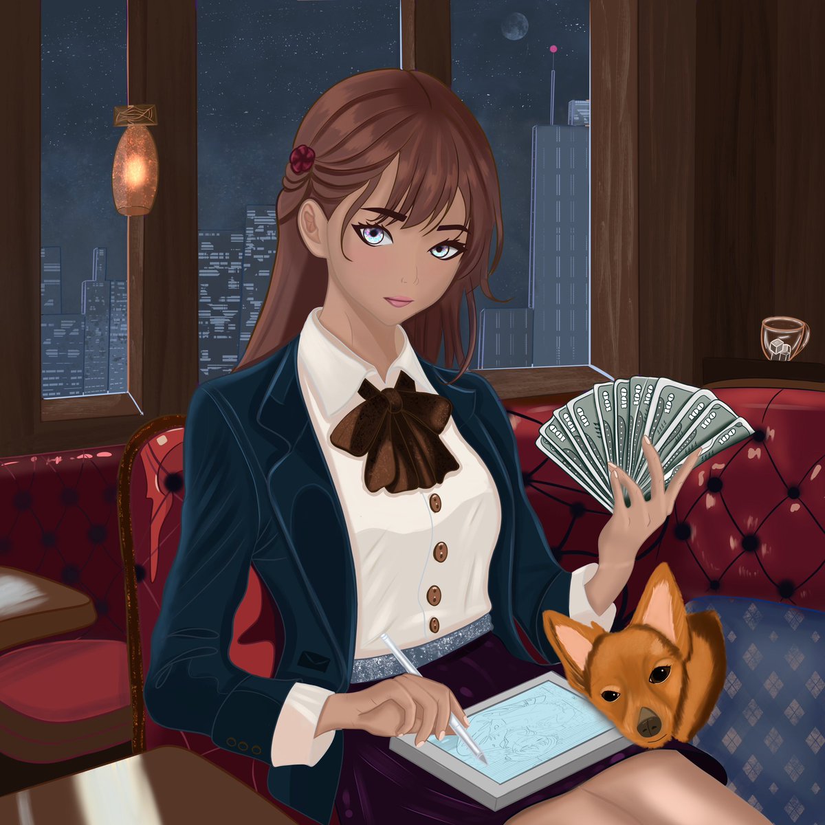 NEW DROP!
1/1
 0.1 SOL
 How often have you thought about the days when you have to dream and your dreams come true? Do you believe in magic? I do. It's a beautiful girl version of me from the future.
exchange.art/single/6pmRVpw…