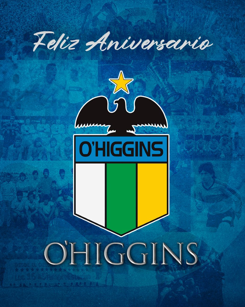 ⚽👏🎉 Un día muy especial para tod@s en Rancagua... 🎂 Feliz Aniversario @OHigginsoficial club importante en la historia del fútbol chileno 🎉🎉 Felices 6️⃣9️⃣ años celestes y mucho éxito en el #CampeonatoItau‼