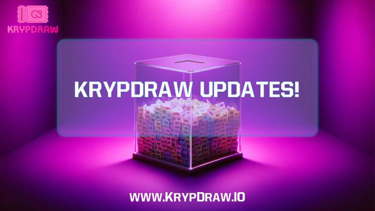 🎟 How you begin the week is how your entire week goes, and $DRAW is starting its week in an epic way! Here's what we have planned.

◻️Website upgrade - New design, functions, and implementations.
◻️Announcing our first CEX listing.
◻️Youtube marketing &amp; Major CT calls confirmed.