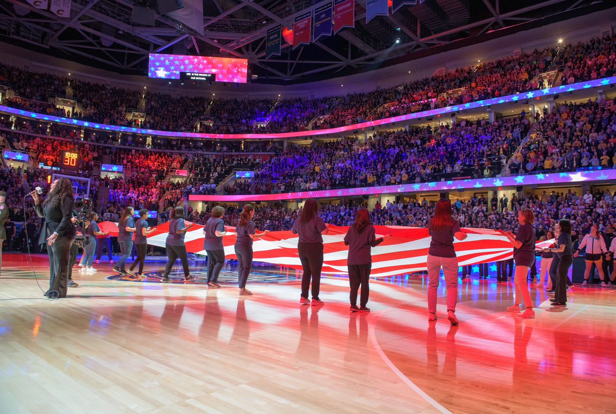 Today is the @WFinalFour Championship Game, & @WomenNASA had the honor of presenting the American flag during the National Anthem! As we work to inspire the next generation of #STEM leaders, we are thankful to all the women who make our missions possible.