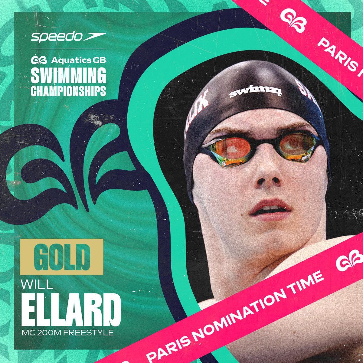Aquatics_GB's tweet image. What a week Will Ellard has had! 🤩

He matches the S14 200m Freestyle world record of 1:52.40 to take another MC British title and close the para-swimming programme at the championships in style. 

Watch live 👉 bbc.in/43Newk2 📺💻📱