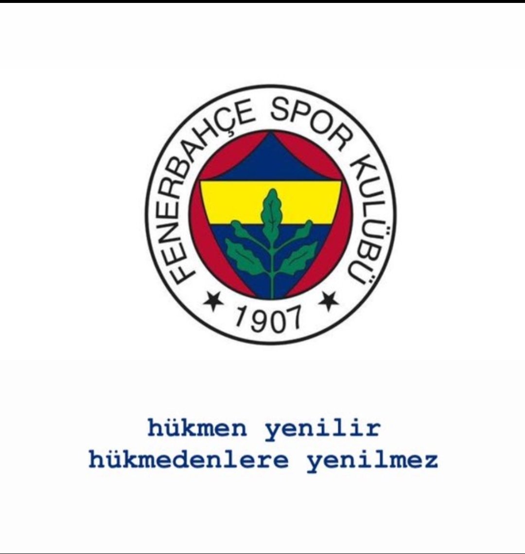 Fenerbahçe Hükmen Yenilir Hükmedenlere Yenilmez İyiki Fenerbahçeliyim💙💛💙💛