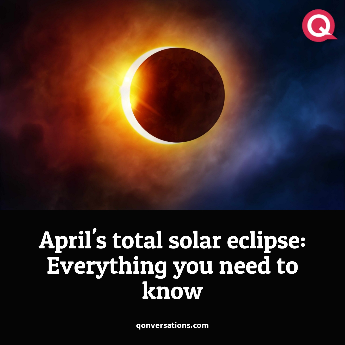 #us #SolarEclipse2024 Here are some tips on safely viewing the total solar eclipse on April 8 as the moon’s shadow sweeps across Mexico, the U.S., and eastern Canada. qonversations.com/aprils-total-s…