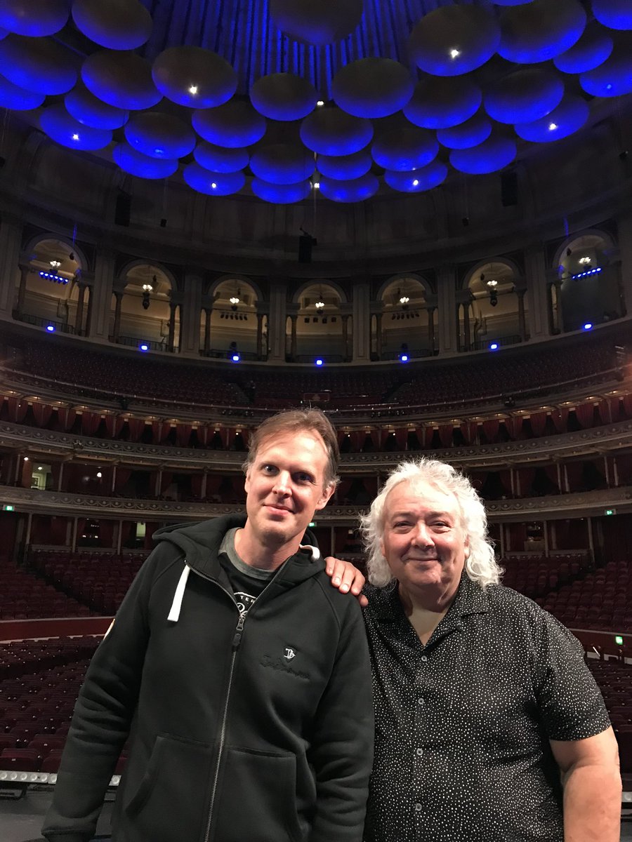 A big thank you to Joe Bonamassa for the dedication to Bernie at his recent Royal Albert Hall shows. Bernie was absolutely there in spirit. ❤️ Here is a photo of them both at the RAB from 2019. BMHQ 😎🎸