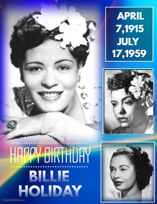Happy Heavenly birthday Billie Holiday #BillieHoliday