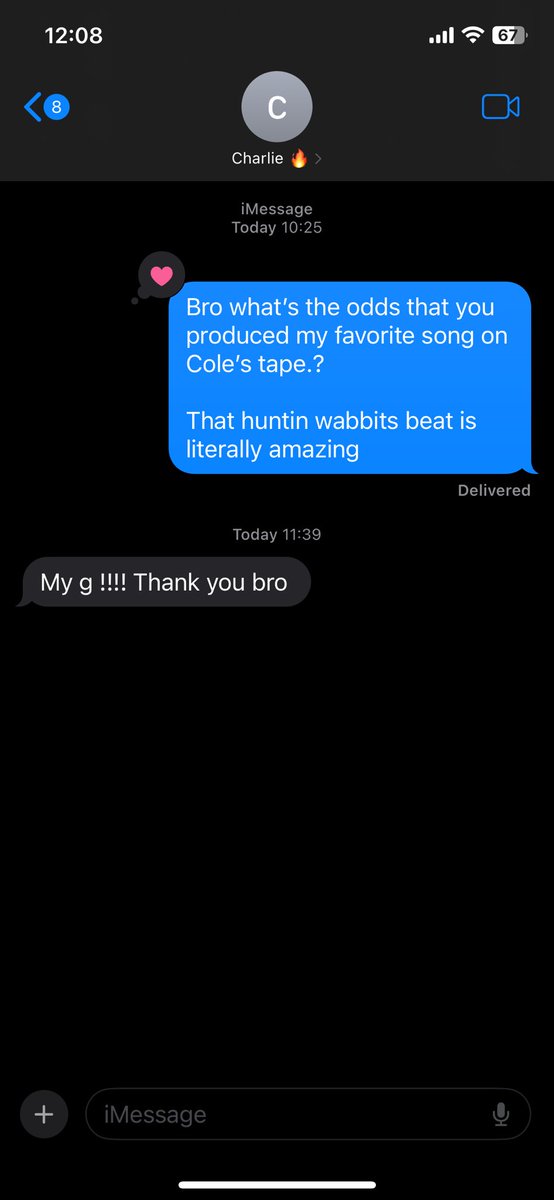 Shit like this be crazy.. Childhood friend of mine made the beat for Huntin Wabbits which happened to be my favorite song on Cole new tape..