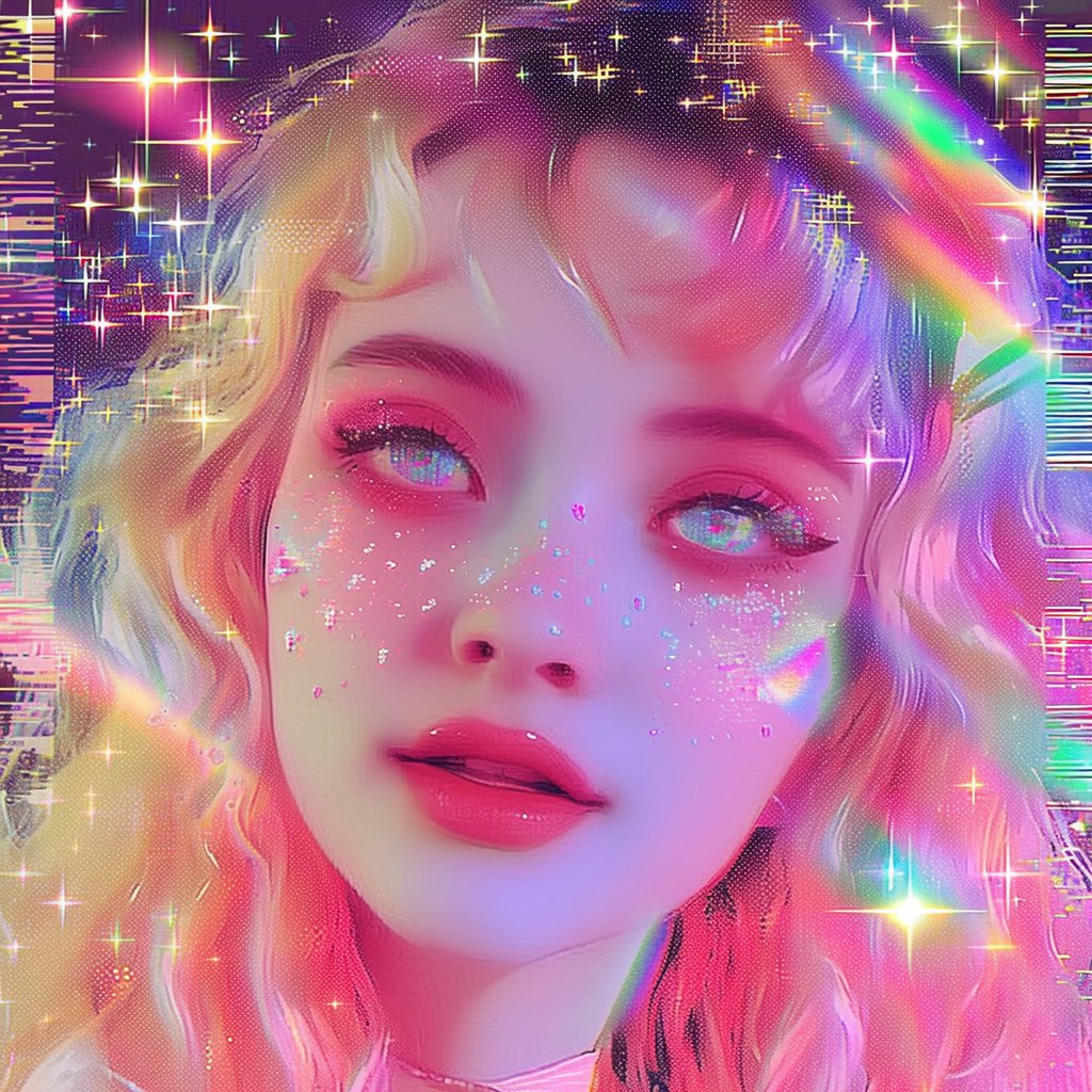 bbybluemoon13's tweet image. #selfpotrait #glitter #pink #KawaiiAI #midjourneyV6  #AIart #AI美女  #aiartcommunity #aigirls