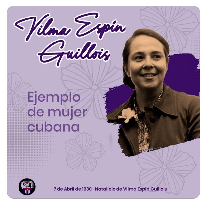 Hoy celebramos con amor el cumpleaños 94 de nuestra federada eterna Vilma Espín. #SomosContinuidad #CDRCuba #CDRHabana