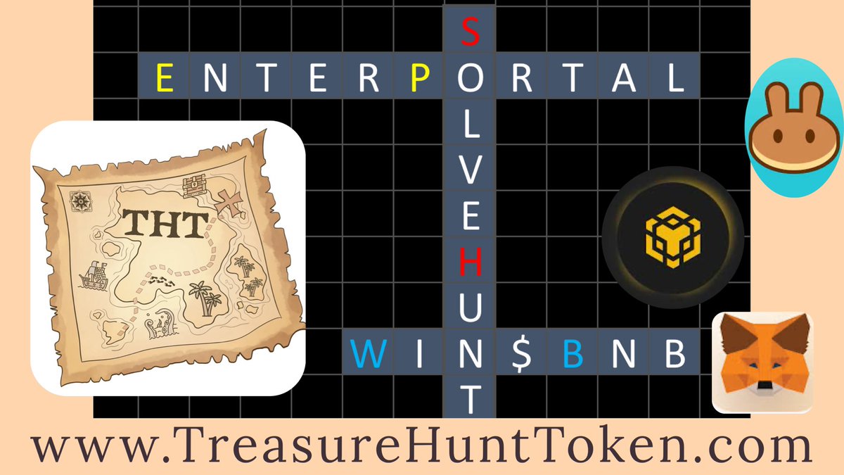TreasureHuntTKN's tweet photo. How about a fun simple project that actually lets you win $bnb after you solve a #virtualtreasurehunt ?? #treasurehunttoken plus a fee #NFT !! AMA next Saturday!! Join us on TG https://t.co/WYnM6EK8Yz