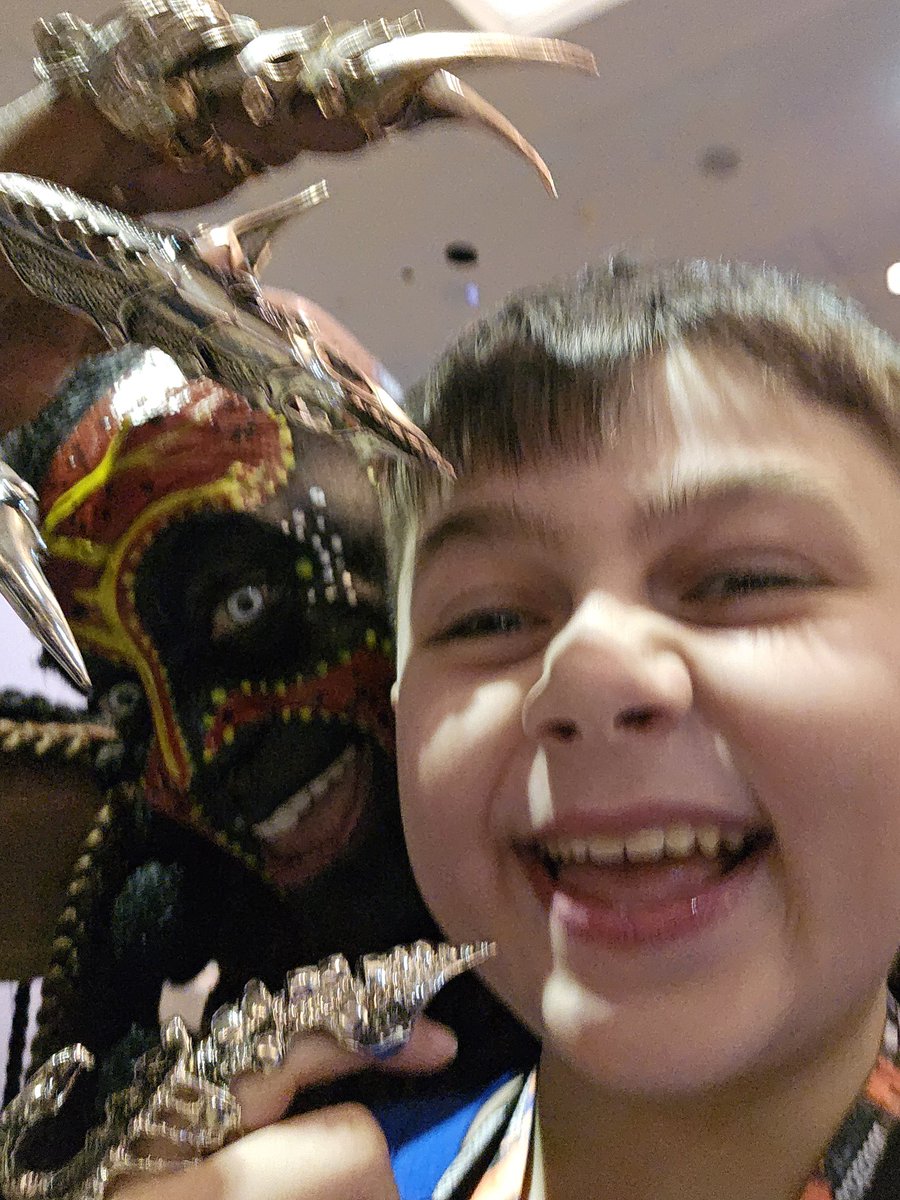 Steven has had a ball all weekend but this moment here will always hold a special spot in both of our hearts. Thank you @realboogey for everything today. You made this weekend special for Steven. @wrestlecon