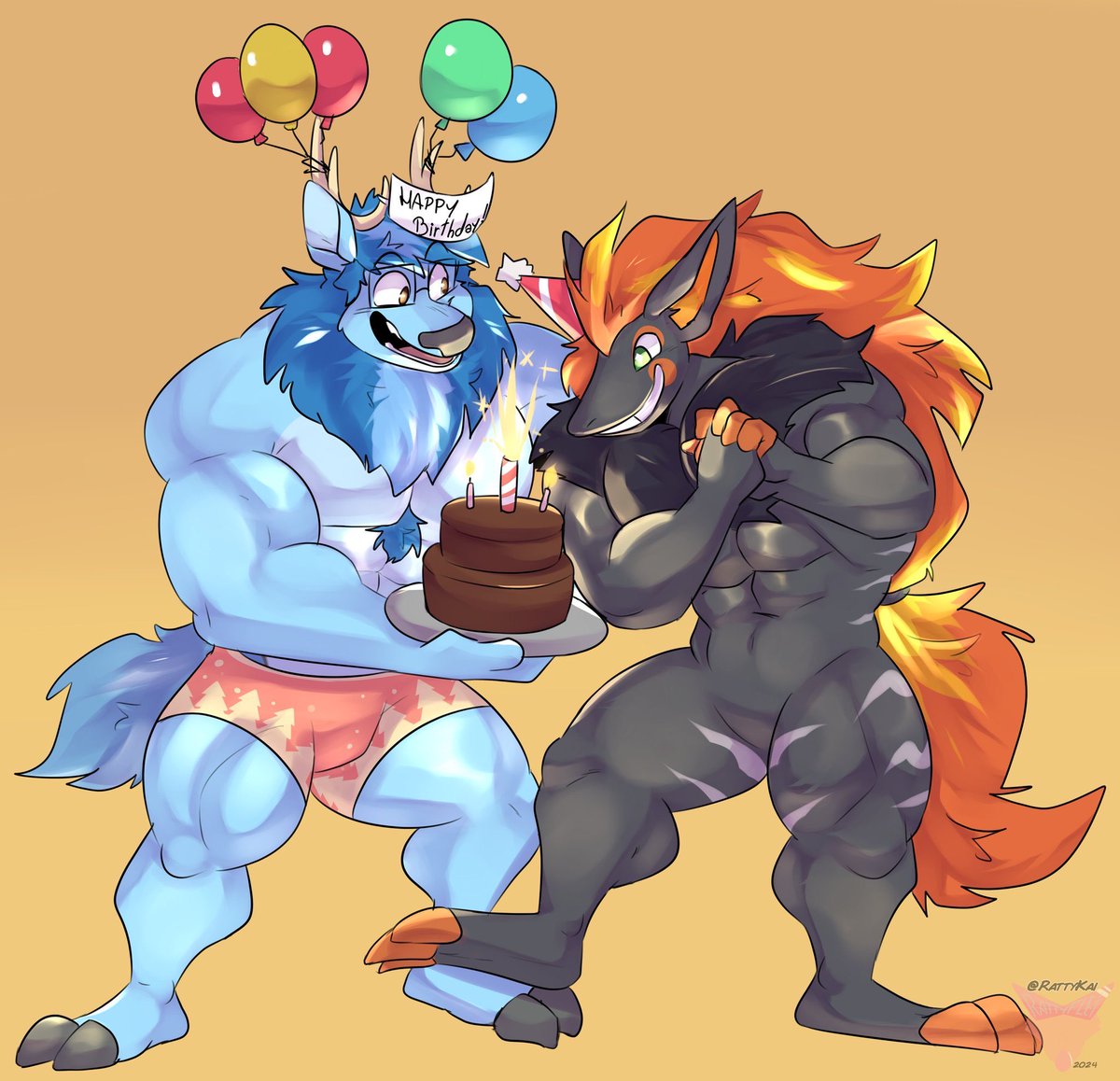 Got a great, late birthday surprise from my friend @MailmareSeasons and i love it x3 Thank you so much man! :D 🎨:@RattyKai