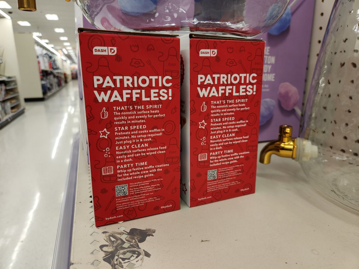 Red waffle 👍 White waffle 👍 Blue waffle 😟😰