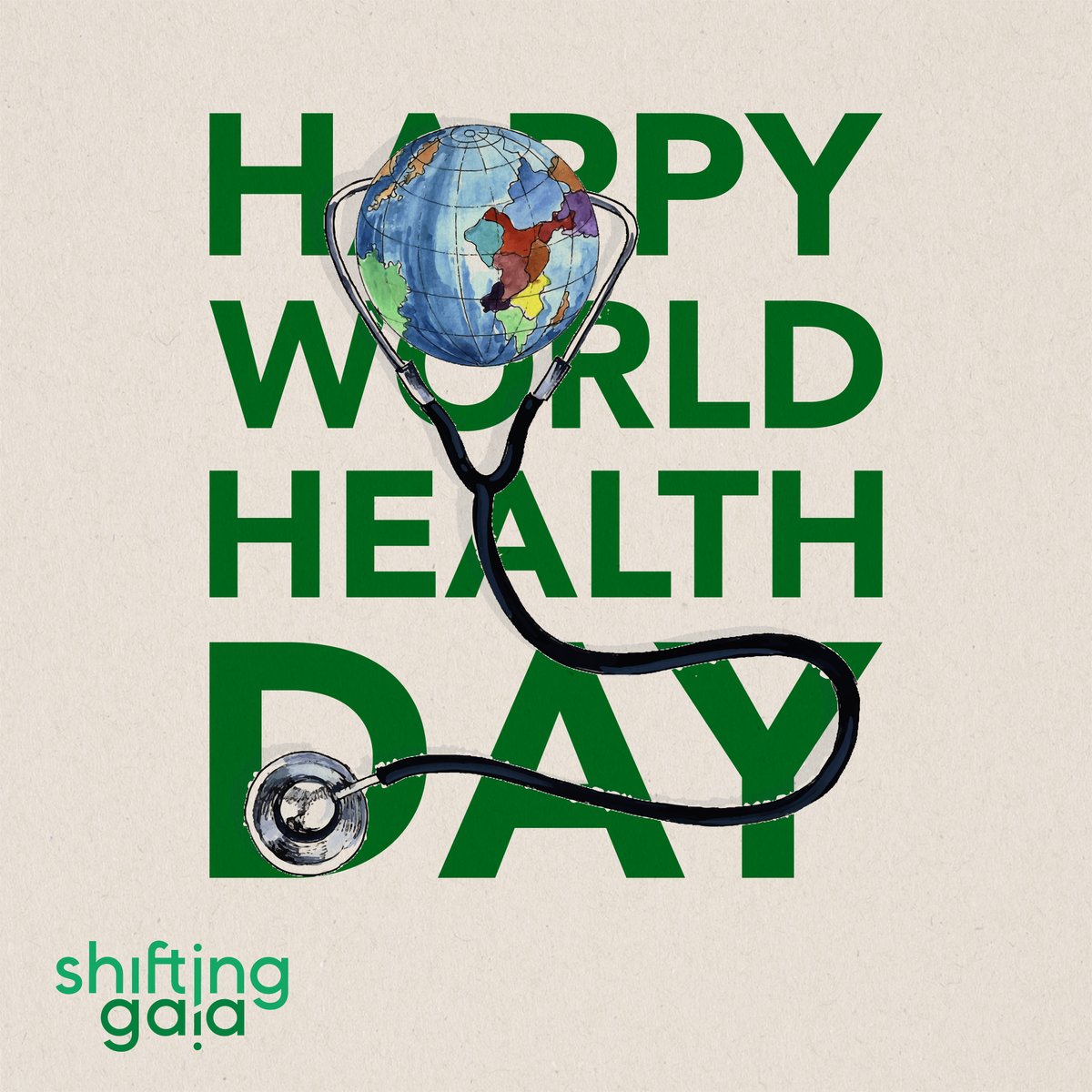 Happy World Health Day! 🌍💪 Today, we celebrate our health and the planet by embracing sustainability. 

Together, we can make a healthier planet for ourselves and future generations. 

#WorldHealthDay #SustainableHealth #SustainabilityTips #ShiftingGaia