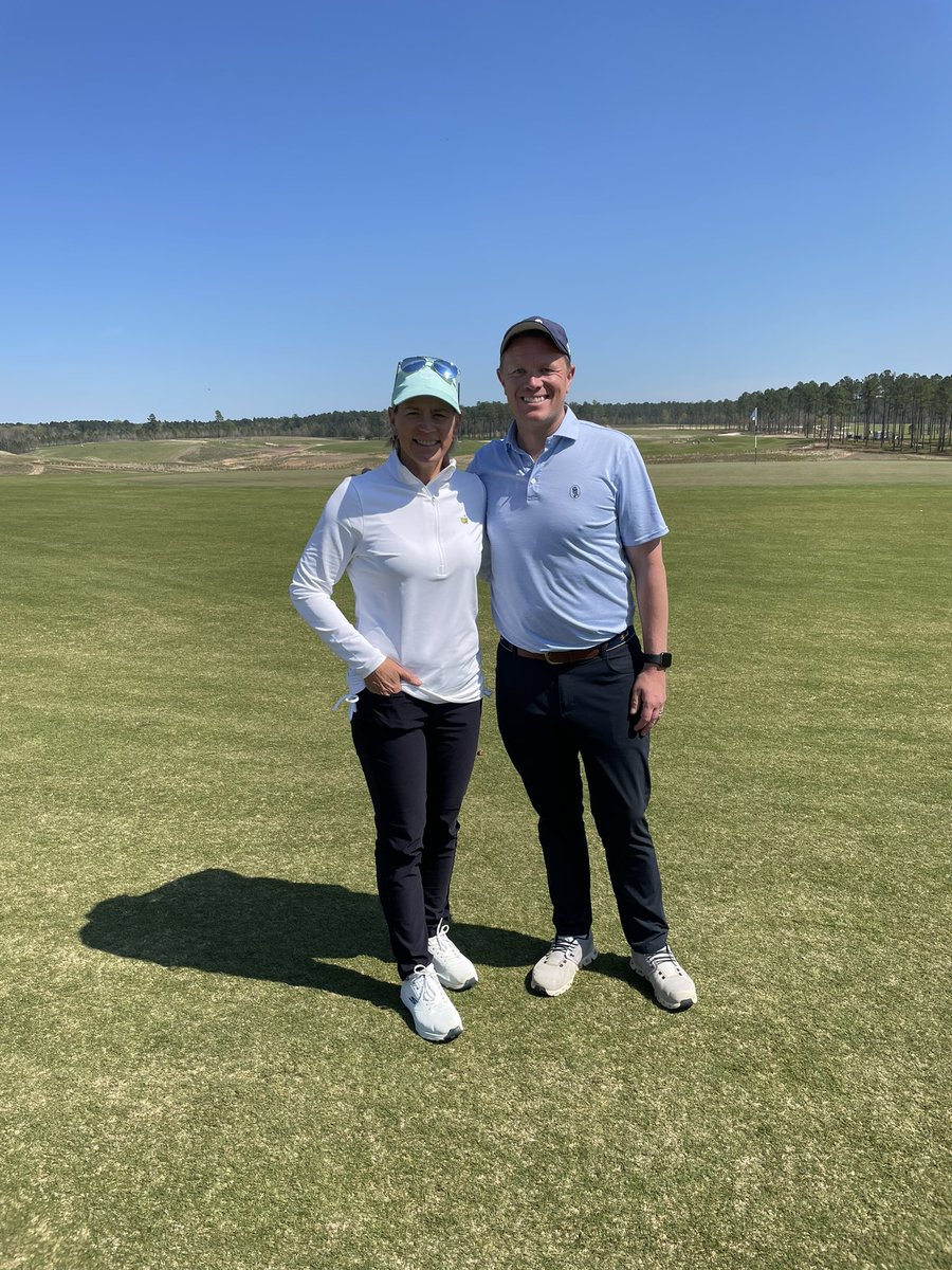 Checking out the new hot golf club in #Aiken @Old_Barnwell @ANNIKA_Fdn #supportwomen