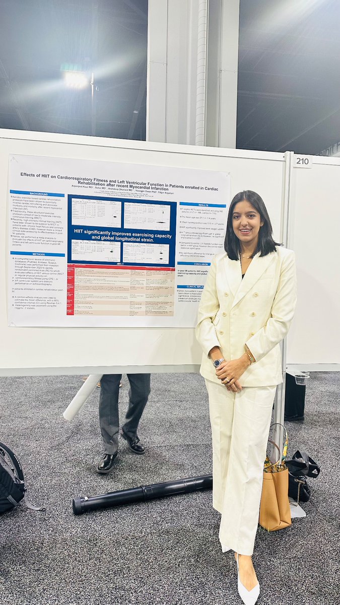 Arpanjeet Kaur (Arpan) (@kaurarpanjeetmd) on Twitter photo Excited to present our abstract on “Effects of HIIT on Cardio-respiratory fitness and LV function in patients enrolled in 🫀rehab after MI”
Compared to MICT:
📌HIIT significantly improved peak VO2 and delta GLS
<a href="/Sakul68/">SAKUL</a> <a href="/argulian/">Edgar Argulian</a> <a href="/ArshDha09499846/">Arsh Dhaliwal</a> <a href="/msmw_medchiefs/">MSMW Med Chiefs</a>
#ACC2024 Excited to present our abstract on “Effects of HIIT on Cardio-respiratory fitness and LV function in patients enrolled in 🫀rehab after MI”
Compared to MICT:
📌HIIT significantly improved peak VO2 and delta GLS
<a href="/Sakul68/">SAKUL</a> <a href="/argulian/">Edgar Argulian</a> <a href="/ArshDha09499846/">Arsh Dhaliwal</a> <a href="/msmw_medchiefs/">MSMW Med Chiefs</a>
#ACC2024