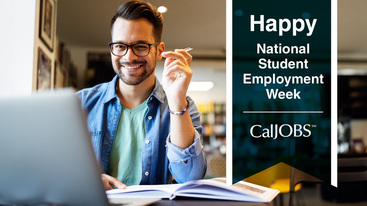 🎓 Happy #NationalStudentEmploymentWeek! Are you a student who needs help deciding what you want your new career to be? Use the Career Explorer tool on the CalJOBS website to find your calling. 👉 Use the Career Explorer at: CalJOBS.ca.gov #CaJobs #CalJOBS #Student