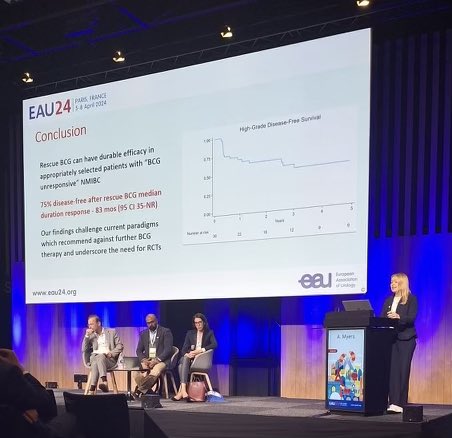 Kudos to @AmandaMyersMD for winning best abstract at this session #EAU24! Let's challenge our own beliefs to better inform patients on their options @MDAndersonNews #OncSurgery @drtanws @ValGraj @KKBree @nnavai @IBCG_BladderCA @WorldBladderCan @BladderCancerUS