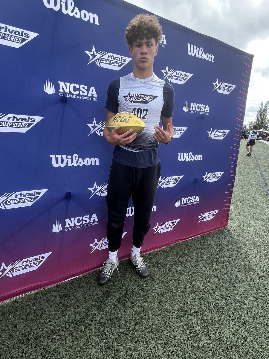 stretch2025's tweet photo. Very blessed to win a gold ball at the rivals camp!!
@Rivals @RivalsFriedman @JohnGarcia_Jr https://t.co/cVcfHwoa3G