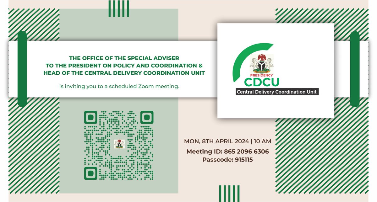 The Special Adviser to the President on Policy and Coordination, Hadiza Bala Usman is inviting all citizens to connect virtually tomorrow at 10 am as she unveils all the Ministerial deliverables and the Citizens Delivery