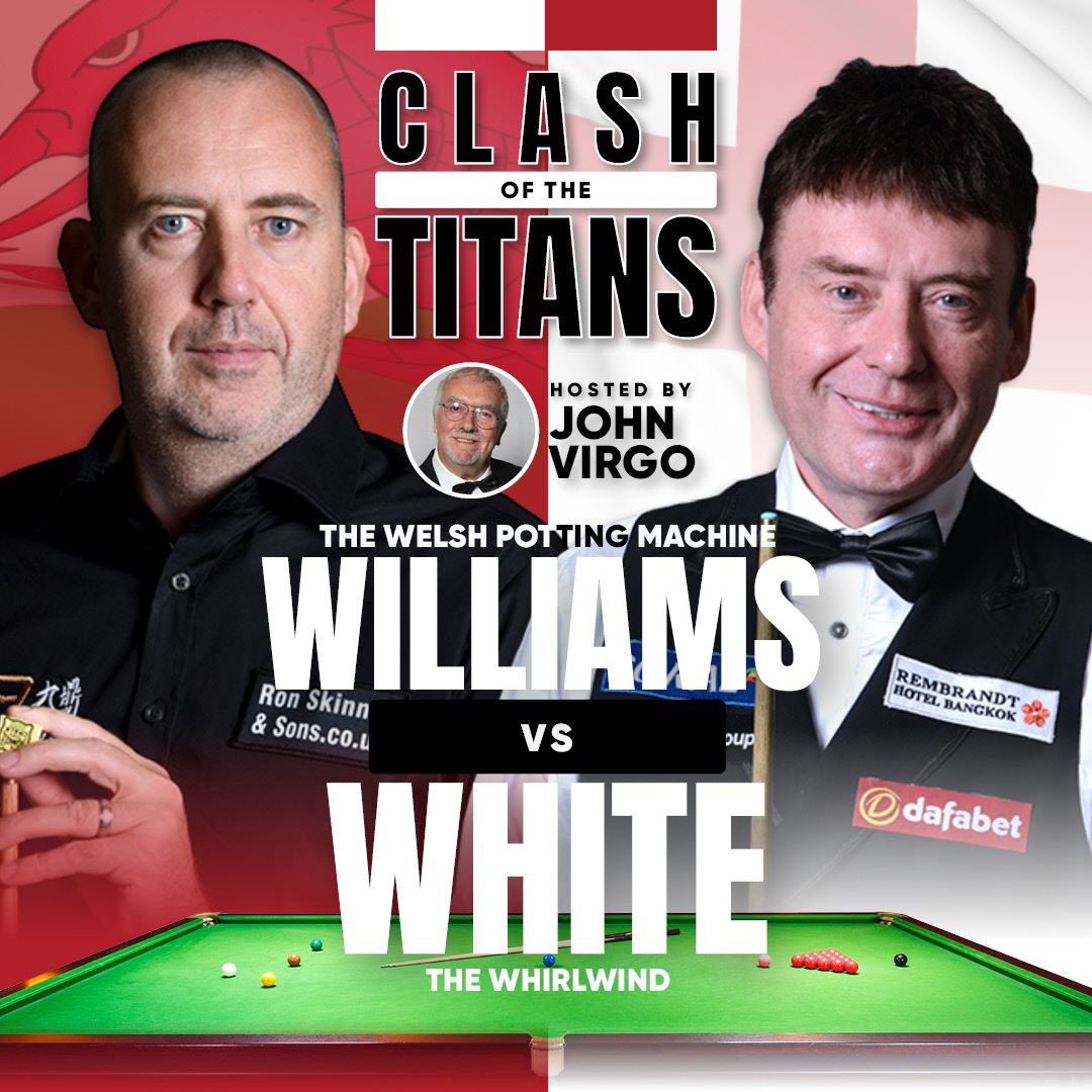 Can Mark Williams beat Ronnie O’Sullivan in the tour championship final? Why not book your ticket for Mark Williams V Jimmy White at Bedford Corn Exchange 24th June. @Bedfordcornexch @jimmywhite147 @MWSnooker @MHMMediaGroup