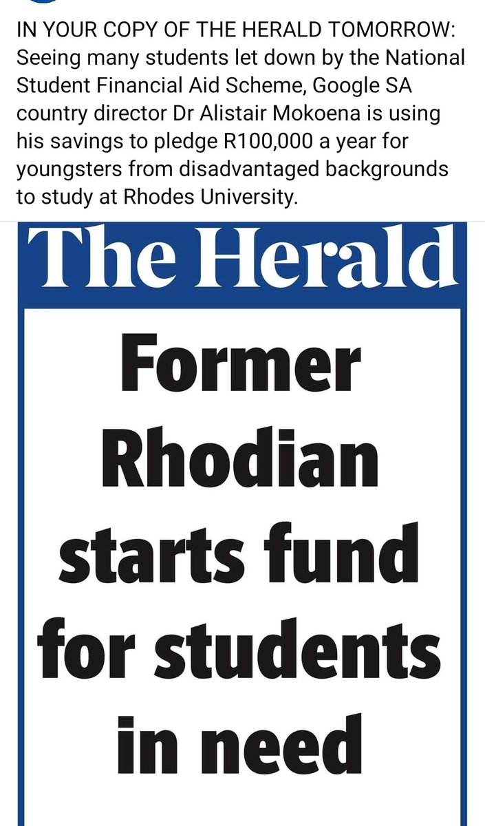 RU120. Leadership beyond speeches. He came to Rhodes University, aged 16. Dr Mokoena is a rare breed